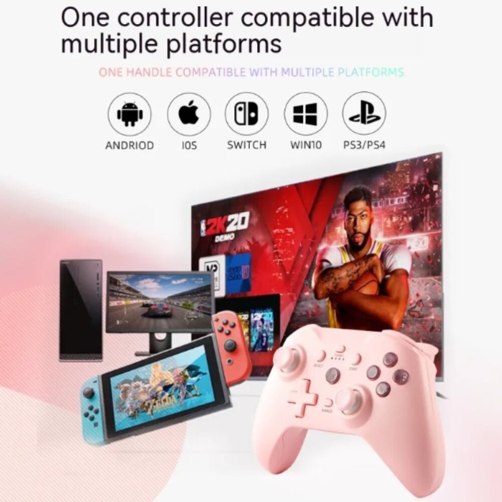 Bluetooth Wireless Game Controller – Multi-Platform Gamepad for Android, iOS - Picture 4 of 12
